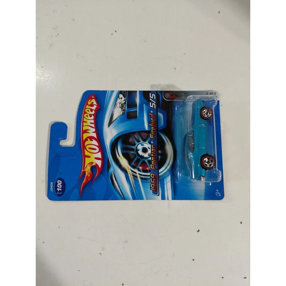 NIP Hot Wheels Red Line 1:64 Die Cast 1969 Pontiac Firebird Muscle Car B